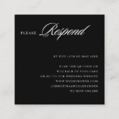 Eleganter, stilvoller, hoch entwickelter QR-Code i Begleitkarte (Vorderseite)