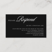 Eleganter, stilvoller, hoch entwickelter QR-Code i Begleitkarte (Vorderseite)