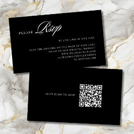 Eleganter, stilvoller, hoch entwickelter QR-Code i Begleitkarte