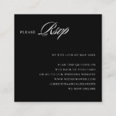 Eleganter, stilvoller, hoch entwickelter QR-Code i Begleitkarte (Vorderseite)