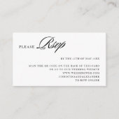 Eleganter, stilvoller, hoch entwickelter QR-Code i Begleitkarte (Vorderseite)