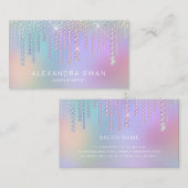 Eleganter, stilvoller Holograf Visitenkarte (Vorne/Hinten)
