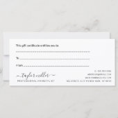 Eleganter, stilvoller Rose-Goldschere (Rückseite)