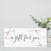 Eleganter, stilvoller Rose-Goldschere (Stehend Vorderseite)