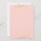 Eleganter Stock Das Bar Brautparty Einladung (Rückseite)