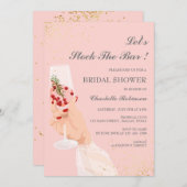 Eleganter Stock Das Bar Brautparty Einladung (Vorne/Hinten)