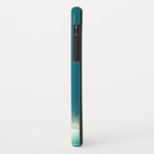Eleganter Strand-botanisches Seepferd-Blau Case-Mate iPhone Hülle (Hinten/Links)