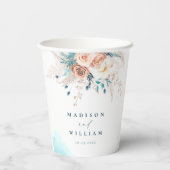 Eleganter Strand Pappbecher (Rückseite)