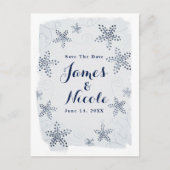 Eleganter Strand von Starfish & Sequins Save the D Ankündigungspostkarte (Vorderseite)