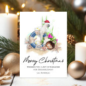 Eleganter Strand Weihnachten