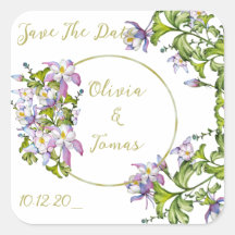 Eleganter Strauß von Aquarellsäulen