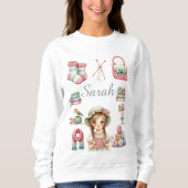 Eleganter Strickpullover Sweatshirt (Vorderseite)