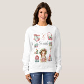 Eleganter Strickpullover Sweatshirt (Vorne ganz)