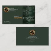 Eleganter strukturierter silberner visitenkarte (Vorne/Hinten)