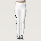 Eleganter Stylish Bride Wedding Junggeselinnen-Abs Leggings (Vorderseite)