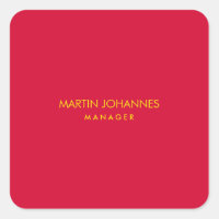 Eleganter stylish Cherry Red Gold Color Individuel