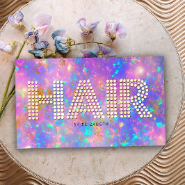 Eleganter Stylish Diamonds Gold Fire Opal Stone Visitenkarte