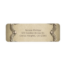 Eleganter Südcharme Rustic Burlap Lace Wedding