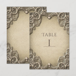 Eleganter südlicher Charme rustikales Jute-Tischsc Einladung