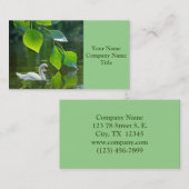 Eleganter Summer Swan Visitenkarte (Vorne/Hinten)