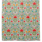 Eleganter Tableau Stil Duschvorhang (Vorderseite)