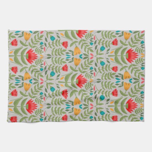 Eleganter Tableau Stil Geschirrtuch (Horizontal)