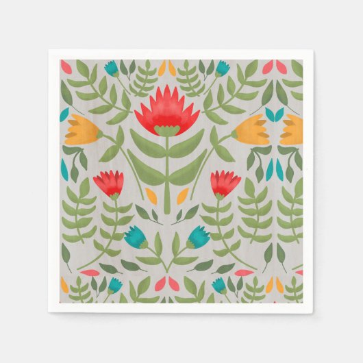 Eleganter Tableau Stil Serviette (Vorderseite)