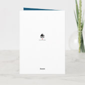 Eleganter Tag der Fotogalerie glücklicher Vater Karte (Rückseite)