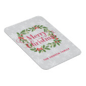 Eleganter Tannenwedel-Weihnachtskranz Magnet (Rechte Seite)