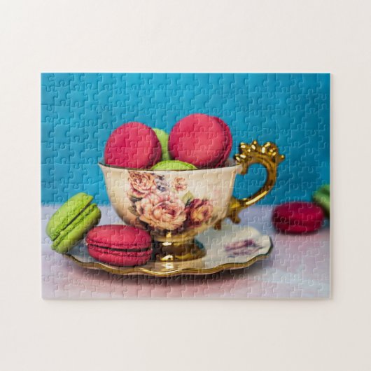 Eleganter Tea Cup Puzzle (Horizontal)