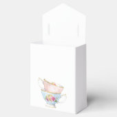 Eleganter Tee für zwei Blume Danke Geschenkschachtel (Geöffnet)