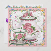 Eleganter Tee/Kaffee - SRF Einladung (Vorne/Hinten)