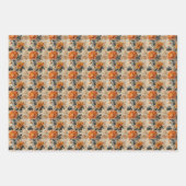 Eleganter Terracotta-Kupfer-Brennosa-Salbei Geschenkpapier Set (Vorderseite 3)