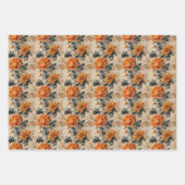 Eleganter Terracotta-Kupfer-Brennosa-Salbei Geschenkpapier Set (Vorderseite 2)