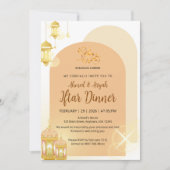 Eleganter Terrakotta-Torbogen Ramadan-Iftar  Einladung (Vorderseite)