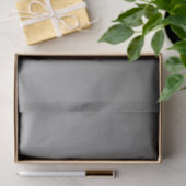 Eleganter Text über einfaches, modernes Grau Ombre Seidenpapier (Geschenk)