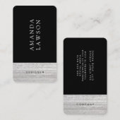 Eleganter Texturakzent Visitenkarte (Vorne/Hinten)
