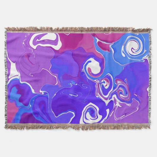 Eleganter Throw Blanket Marmor Stil. Decke (Vorderseite)