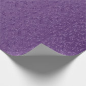 Eleganter tiefpurpurner Damast-Entwurf Geschenkpapier (Ecke)