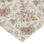 Eleganter Tischläufer für Rose im Shabby-Stil (Ecke)