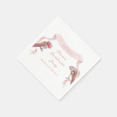 Eleganter Toast Bachelorette Niedlich Einzigartige Serviette (Ecke)