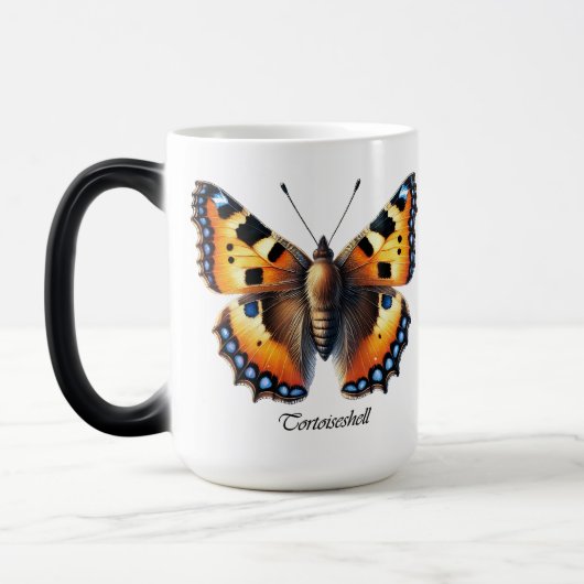 Eleganter Tortoiseschmetterlings-Wrap  Verwandlungstasse (Links)