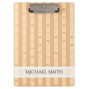 Eleganter toskanischer Streifen-modernes Klemmbrett