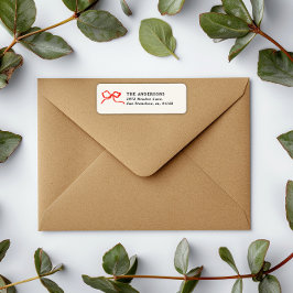 Eleganter, traditioneller roter Bug Weihnachten