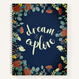 Eleganter Traum und Entdecken Notizblock