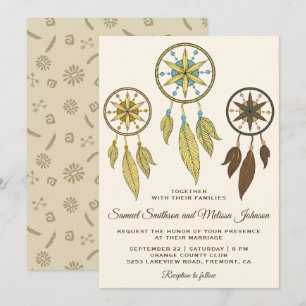 Eleganter Traumfang - Einladung zur Hochzeit im St