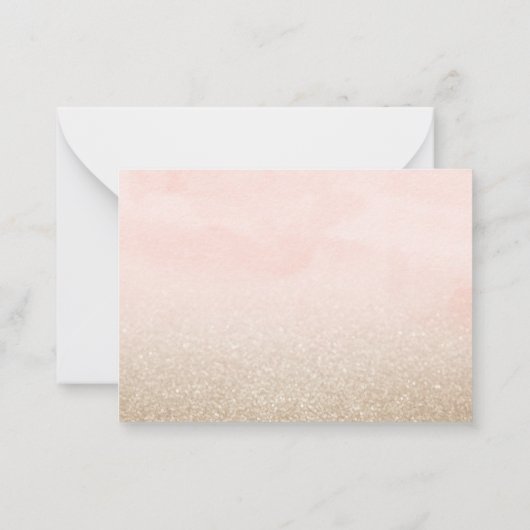 Eleganter Traumfänger und flache Note Card Mitteilungskarte (Rückseite)