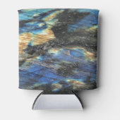Eleganter Trendy Chic Labradorite Crystal Stone Dosenkühler (Vorderseite)