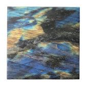 Eleganter Trendy Chic Labradorite Crystal Stone Fliese (Vorderseite)