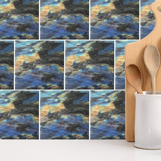 Eleganter Trendy Chic Labradorite Crystal Stone Fliese